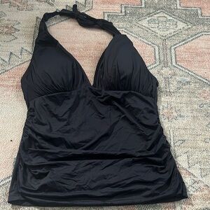 Bleu Rod Beattie Black Halter Tankini Top 12